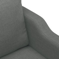 vidaXL 2-Seater Sofa Dark Gray 55.1