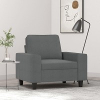 vidaXL Sofa Chair Dark Gray 23.6