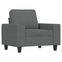 vidaXL Sofa Chair Dark Gray 23.6