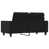 vidaXL 2-Seater Sofa Black 47.2