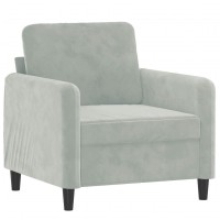 vidaXL Sofa Chair Light Gray 23.6