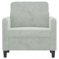 vidaXL Sofa Chair Light Gray 23.6