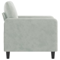 vidaXL Sofa Chair Light Gray 23.6