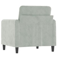 vidaXL Sofa Chair Light Gray 23.6