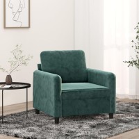vidaXL Sofa Chair Dark Green 23.6
