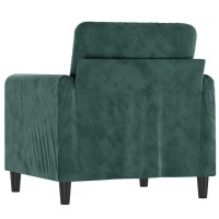 vidaXL Sofa Chair Dark Green 23.6