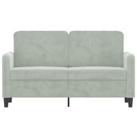 vidaXL 2-Seater Sofa Light Gray 47.2