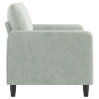 vidaXL 2-Seater Sofa Light Gray 47.2