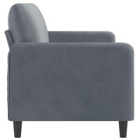 vidaXL 3-Seater Sofa Dark Gray 70.9