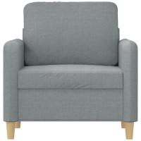 vidaXL Sofa Chair Light Gray 23.6