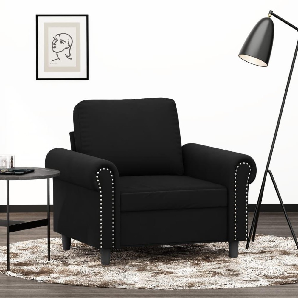 vidaXL Sofa Chair Black 23.6