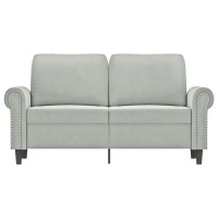 vidaXL 2-Seater Sofa Light Gray 47.2