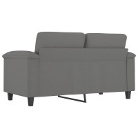 vidaXL 2-Seater Sofa Dark Gray 47.2