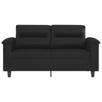 vidaXL 2-Seater Sofa Black 47.2