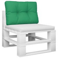 vidaXL Pallet Cushion Green 23.6