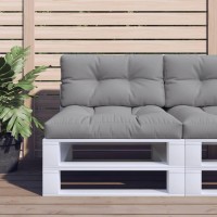 vidaXL Pallet Cushion Gray 27.6