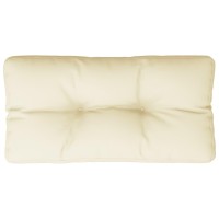 vidaXL Pallet Cushion Cream 27.6