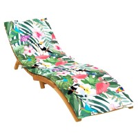 vidaXL Sun Lounger Cushion Multicolor Oxford Fabric