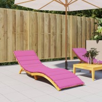 vidaXL Sun Lounger Cushion Pink Oxford Fabric