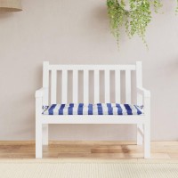 vidaXL Garden Bench Cushion Blue&White Stripe 39.4
