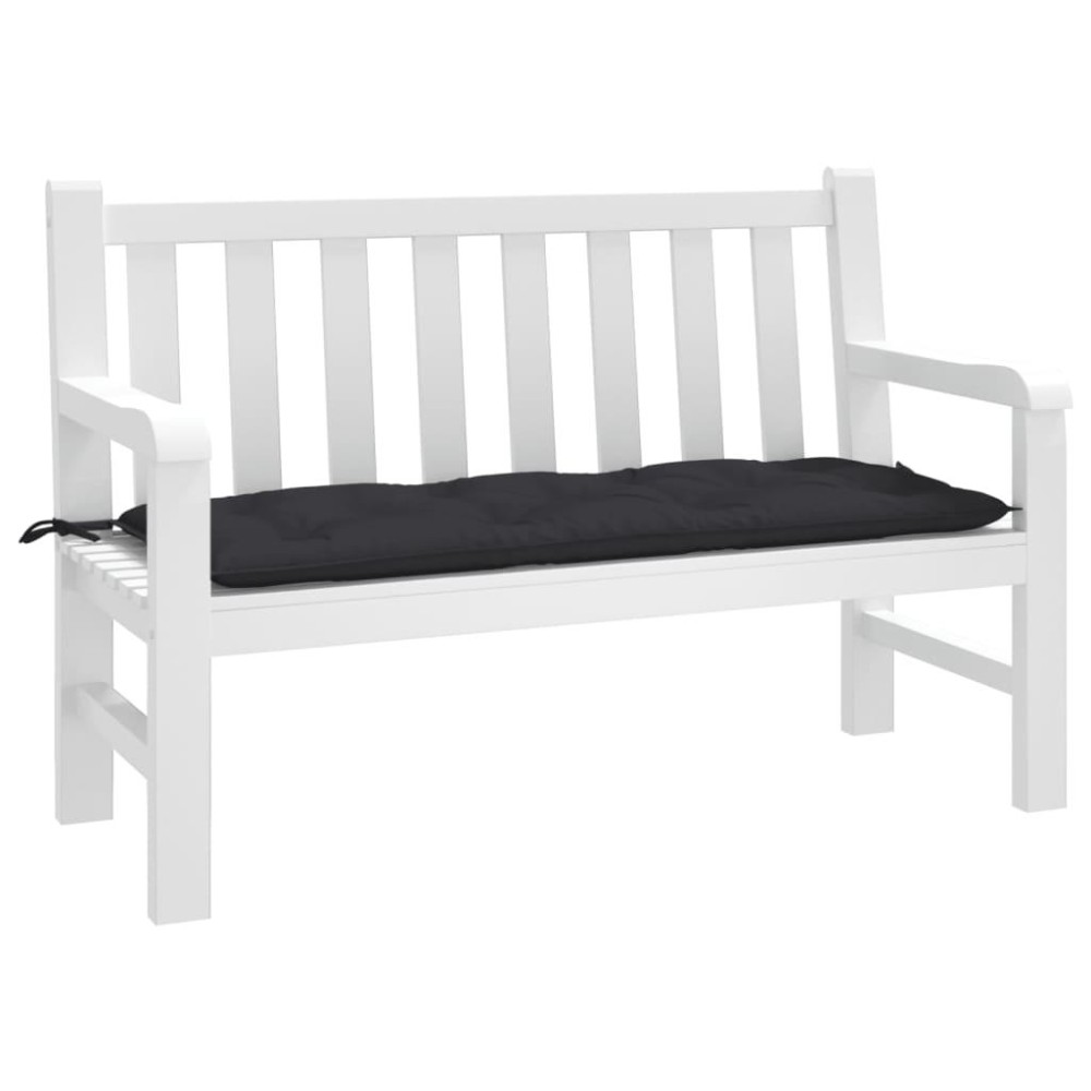 vidaXL Garden Bench Cushion Black 47.2