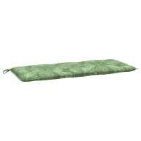 Vidaxl Garden Bench Cushion Leaf Pattern 47.2X19.7X2.8 Fabric