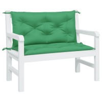 vidaXL Garden Bench Cushions 2pcs Green 39.4