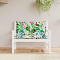 Vidaxl Garden Bench Cushions 2Pcs Multicolor 39.4X19.7X2.8 Fabric