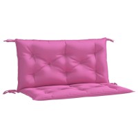 Vidaxl Garden Bench Cushions 2Pcs Pink 39.4X19.7X2.8 Fabric
