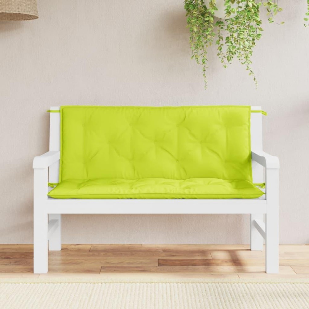 vidaXL Garden Bench Cushions 2 pcs Bright Green 47.2