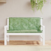 Vidaxl Garden Bench Cushions 2Pcs Leaf Pattern 47.2X19.7X2.8 Fabric