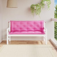 Vidaxl Garden Bench Cushions 2Pcs Pink 59.1X19.7X2.8 Fabric