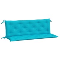 Vidaxl Garden Bench Cushions 2Pcs Turquoise 59.1X19.7X2.8 Fabric
