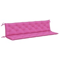 Vidaxl Garden Bench Cushions 2Pcs Pink 78.7X19.7X2.8 Fabric