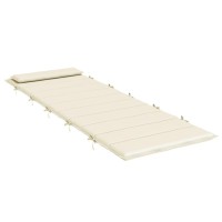 vidaXL Sun Lounger Cushion Cream 70.9