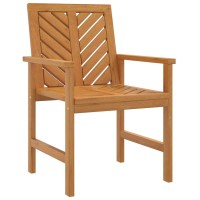 Vidaxl Patio Dining Chairs 3 Pcs Solid Wood Acacia