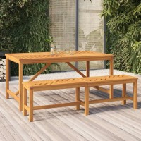 Vidaxl Patio Bench 59.1 Solid Wood Acacia