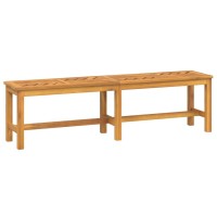 Vidaxl Patio Bench 59.1 Solid Wood Acacia