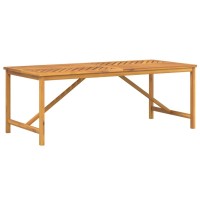 Vidaxl Patio Dining Table 78.7X35.4X29.1 Solid Wood Acacia