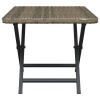 vidaXL Folding Table Gray 17.7