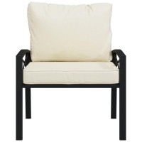 Vidaxl Patio Chair With Sand Cushions 26.8X29.9X31.1 Steel