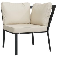 Vidaxl Patio Chair With Sand Cushions 29.9X29.9X31.1 Steel