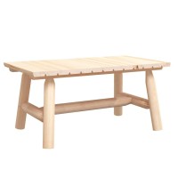 Vidaxl Coffee Table 35.4X19.7X16.1 Solid Wood Spruce