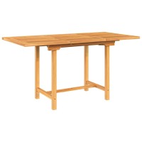 Vidaxl Extending Patio Table 43.3-63X31.5X29.5 Solid Wood Teak