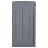 vidaXL Garden Storage Cabinet Gray 25.6