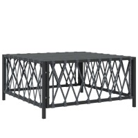 Vidaxl Patio Table Anthracite 27.6X27.6X13.4 Woven Fabric