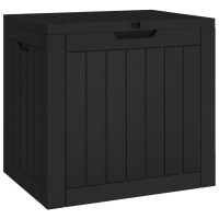 Vidaxl Patio Storage Box Black 21.9X16.9X20.9 Polypropylene