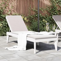 vidaXL Sun Lounger White 73.2