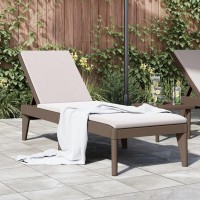 vidaXL Sun Lounger Brown 73.2