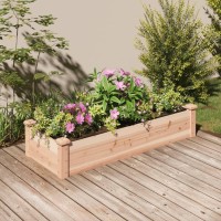 vidaXL Garden Raised Bed with Liner 47.2